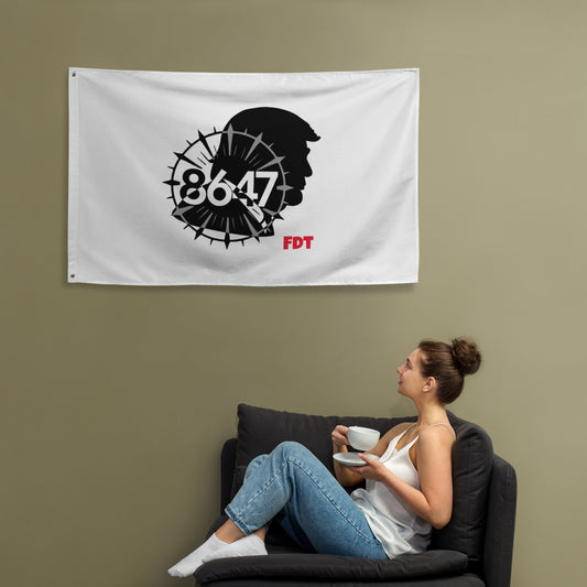 8647 FDT flag, clean front product view
