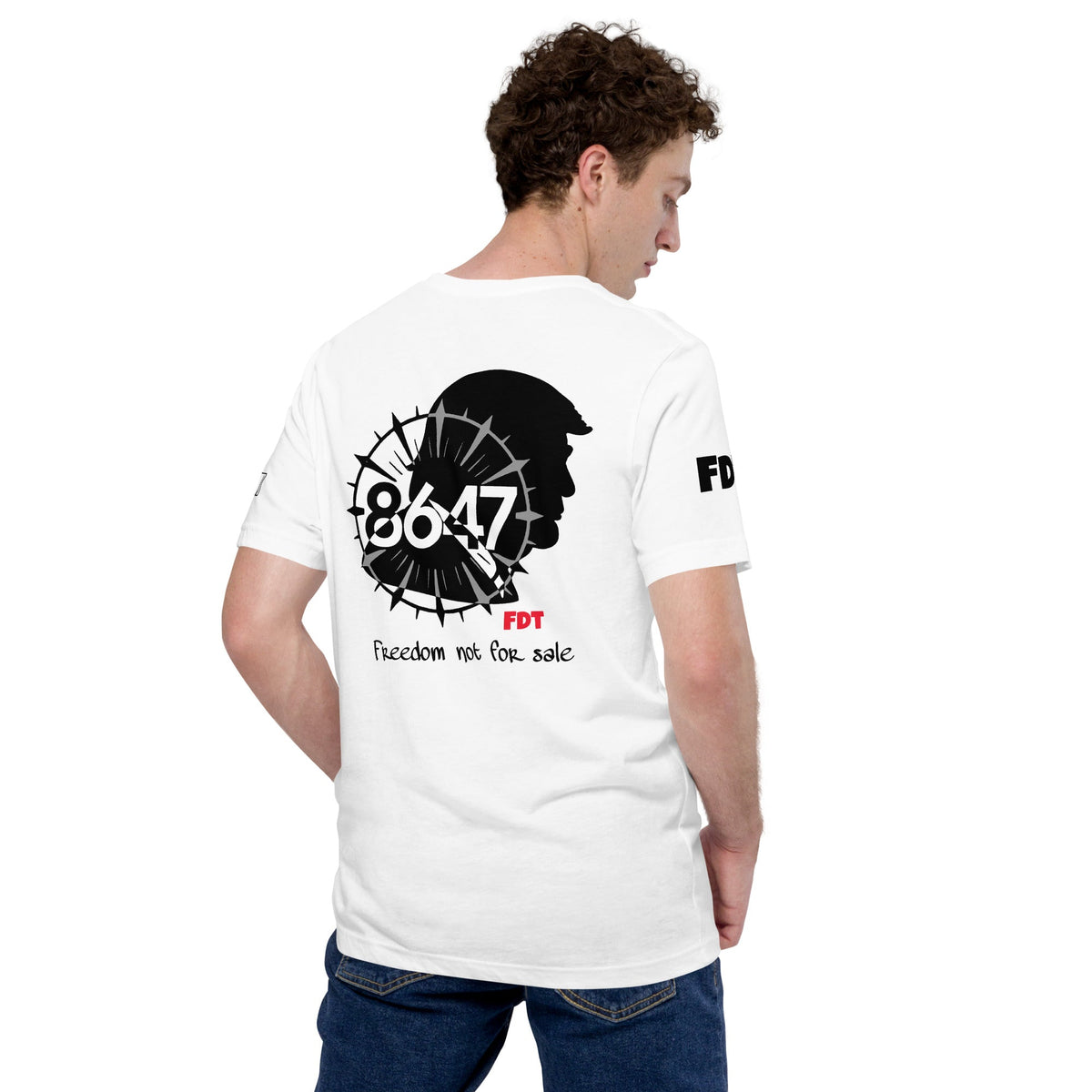 8647 FDT statement tee, back product view