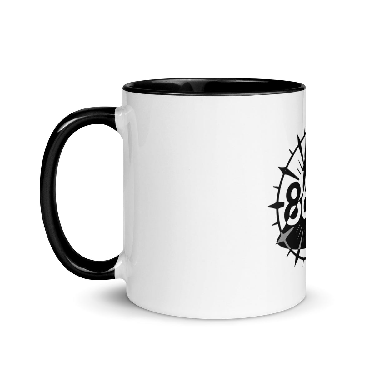 8647 FDT 11 oz color-interior ceramic mug by Honest Hustle World, left view