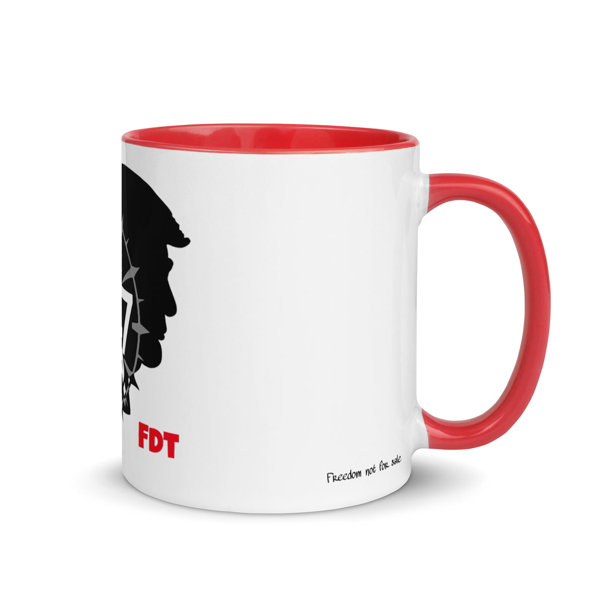 8647 FDT 11 oz color-interior ceramic mug by Honest Hustle World, right view